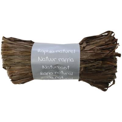 Pelote raphia naturel 50g - Chocolat - CLAIREFONTAINE