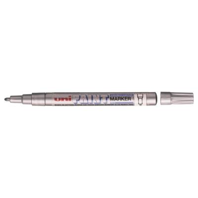 Marqueur PAINT Marker PX21 Pointe conique fine 0,8 - 1,2mm Argent - UNI-BALL