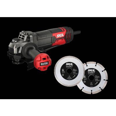 Meuleuse 125 mm 850W + 2 disques dimants OFFERTS - Gedimat