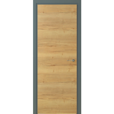Bloc-porte alvéolaire COME décor chêne authentique hui.72 à 100 mm - 204 x 73 cm - Gedimat - SIFISA