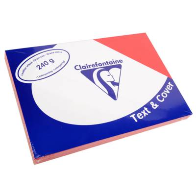 Paquet de 100 Couvertures reliure Text&Cover 240g A4 210x297 mm Rouge turc