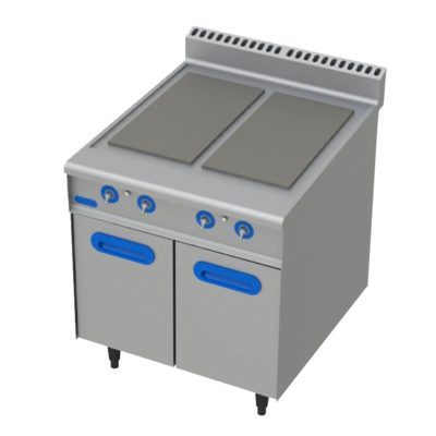 Plaques 4 feux sur placard fermé