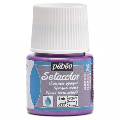 Flacon 45 ml Peinture SETACOLOR opaque pour textiles AMETHYSTE moiré