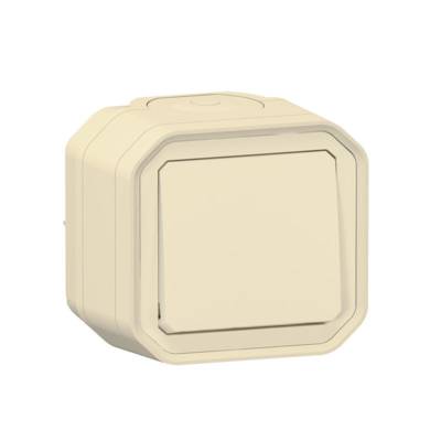 Va et vient étanche PLEXO complet saillie sable 10A - Gedimat - LEGRAND