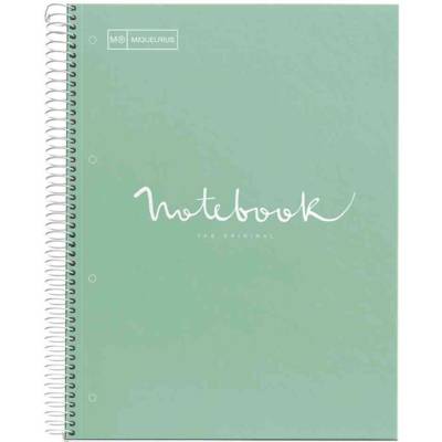 Cahier à spirale "Notebook EMOTIONS", A4, menthe