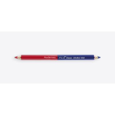 Crayon double Classic 559 rouge et bleu - 1 pièce - PICA - 559-50