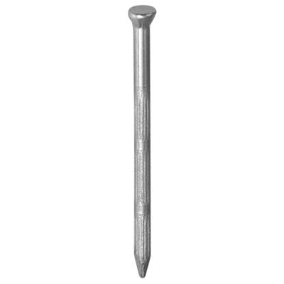 Pointe à béton striée acier trempé galvanisé zingué brillant 3,5 x 40 mm - Gedimat - NORAIL