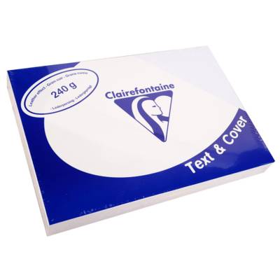 Paquet de 100 Couvertures reliure Text&Cover 240g A4 210x297 mm Blanc