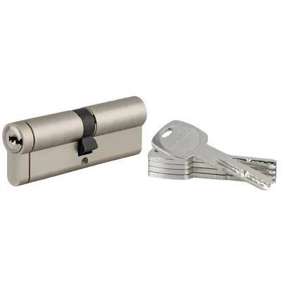 Cylindre TRANSIT 1 45 x 50 mm nickelé 5 clés - Gedimat - THIRARD