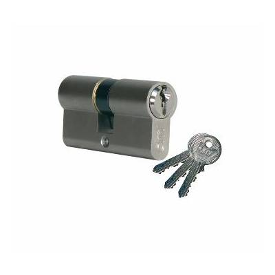 Cylindre City ISEO 30x50mm laiton nickelé - varié V03 KCF005503 - 520930529V03 - CAVERS ISEO