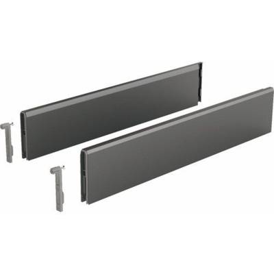 Set HETTICH ArciTech Topside pour tiroir 186/94 ou 218/126 mm - L.450 mm - Anthracite - 9122917 - HETTICH FRANCE