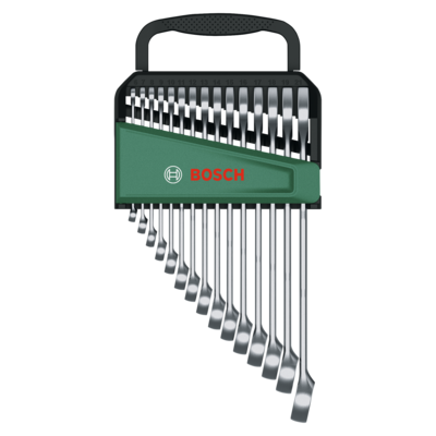 Set de 15 clés mixtes - BOSCH - 1600A02Z9E - BOSCH Vert