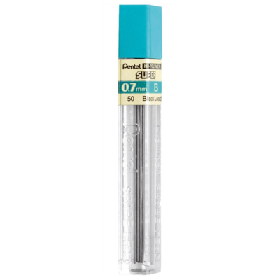 Etui de 12 mines HI-POLYMER SUPER 0,7 mm B
