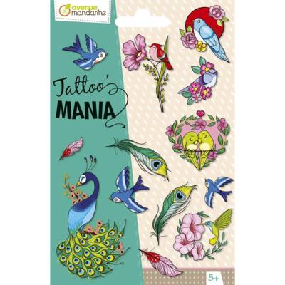 Tattoo' Mania, Oiseaux - Multicolore