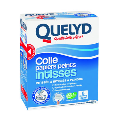 Colle papiers peints intissés en poudre - étui carton de 300g - Gedimat - QUELYD