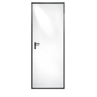 Porte de service EUROPRO en acier réservible blanc serrure 1 point - Gedimat - TUBAUTO
