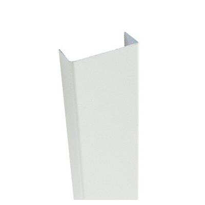 Profil de finition U alu laqué blanc - 3000 x 79 x 33 mm - Gedimat