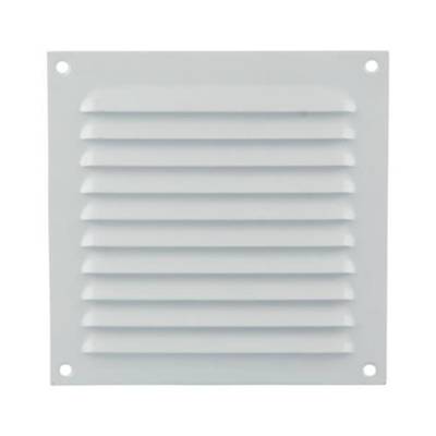 Grille à persienne 436 alu blanc 150x150 - RENSON - 41501506