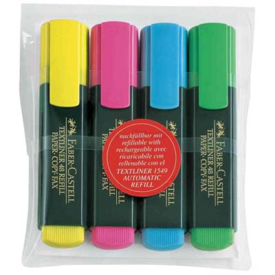 Etui de 4 Surligneurs TEXTLINER 48 Refill Assortis