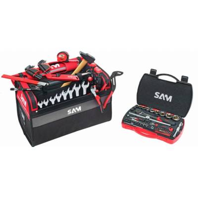 Sac textile 30 L + 100 Outils de maintenance SAM OUTILLAGE - CP-100-BAG2N - Maxoutil