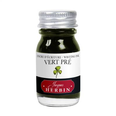 Encre traditionnelle à stylo en flacon 10ml - vert pré - HERBIN