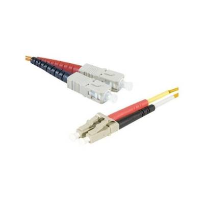 Jarretière optique duplex 2.0 mm multi OM2 50/125 LC-UPC/ST-UPC orange - 3 m - GÉNÉRIQUE