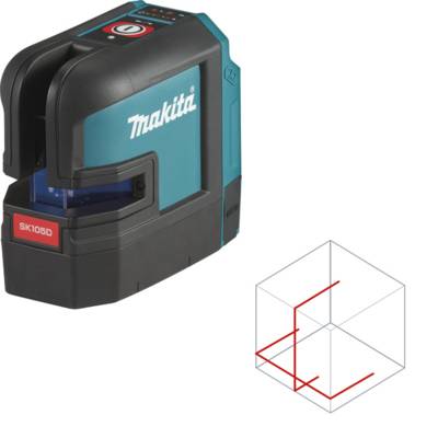 Laser croix 25 m 12 V CXT Li-Ion MAKITA en sacoche - SK105DZ