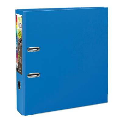 Classeur à levier Prem'Touch dos 80mm A4 bleu
