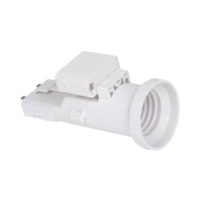 Douille E27 + fiche DCL 2P+T blanc - Gedimat - DEBFLEX