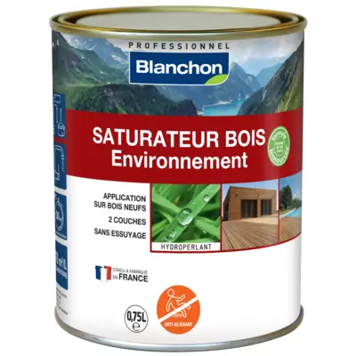 Saturateur bois environnement biosource 0,75l chene - BLANCHON - 01102900