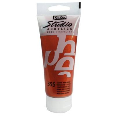 Peinture Studio Acrylique Tube Cuivre Iridescent 100 ml - PÉBÉO
