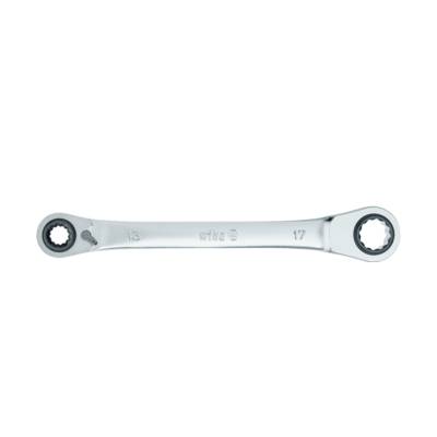 Clé à cliquet double 4 en 1 - réversible - Ouv 10 13 17 19 mm - avec 72 dents I multi-cliquet -  WIHA - 45421 - Maxoutil
