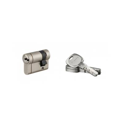 Demi cylindre TRANSIT 1 nickelé 4 clés 30x10mm - Gedimat - THIRARD