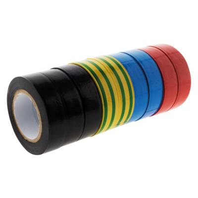 Ruban adhésif isolant 15mmx10m - lot de 9 pièces - Gedimat - ZENITECH