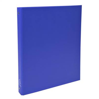 Classeur rembordé polypropylène 4 anneaux 30mm - A4 - Bleu - EXACOMPTA