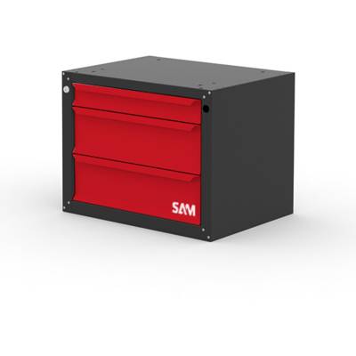 Bloc établi 3 tiroirs SAM 1 tiroir 75mm + 2 tiroirs 150mm - ETAB-BT3T - Maxoutil