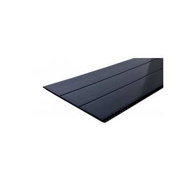 Lambris PVC Belriv 3 lames larg.330mm x 4m NICOLL sous face alvéolaire - anthracite - PSFA334A