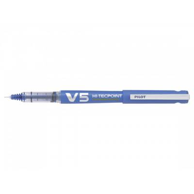 Roller Rechargeable V5 encre liquide Bleu Begreen Pointe Fine