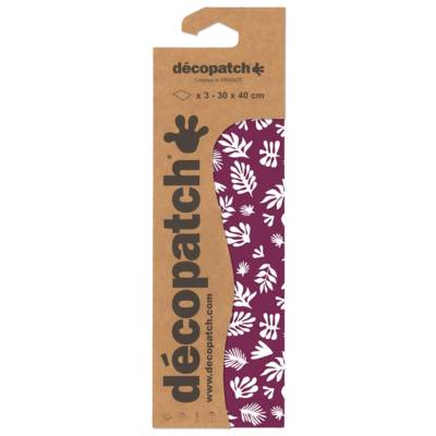 Pochette 3 Feuilles Identiques Ref 859 - - DÉCOPATCH
