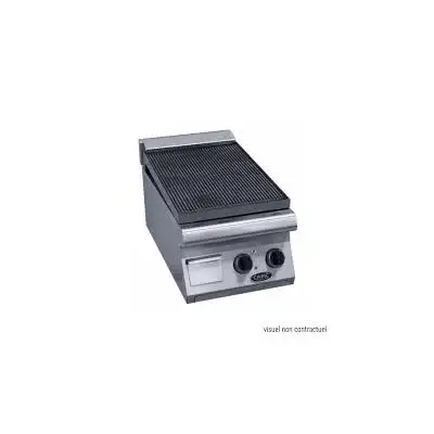Plancha rainurée à poser à gaz - G0704 W540915 - Capic
