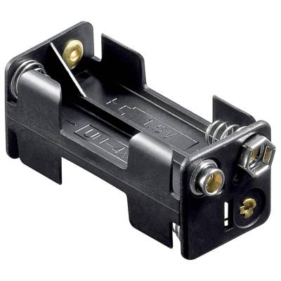 Support pour 4 Piles  AAA/MICRO/LR3 avec Connecteur 9 V
