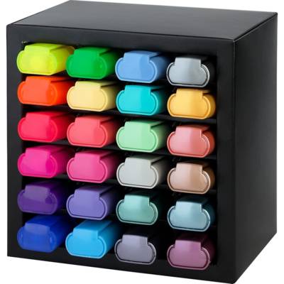 Set Bureau de 24 Surligneurs Textliner 46 Assortis