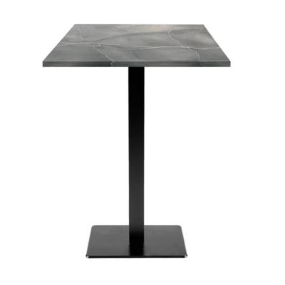 Mange-debout pied noir 60x60cm lune bleue - intérieur - RestooTab