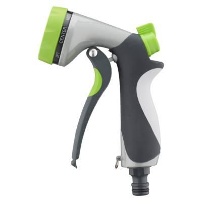 Pistolet pomme multijet automatique metal et soft grip brochable - Gedimat - NOYON ET THIEBAULT