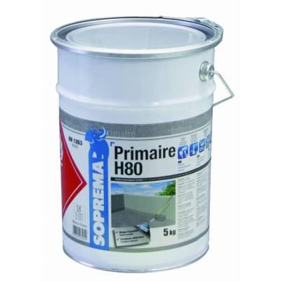 Primaire Alsan étanchéité liquide H80 SOPREMA - bidon 5 kg - 96406 - Maxoutil