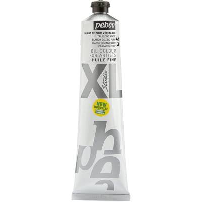 Tube 200ml Peinture Huile Fine Studio XL Blanc zinc imitation - PÉBÉO