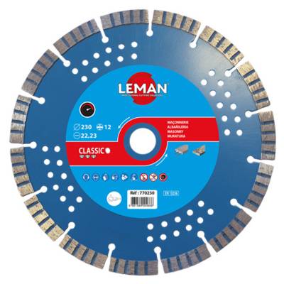 Disque diamant à segment béton armé - Gedimat - LEMAN