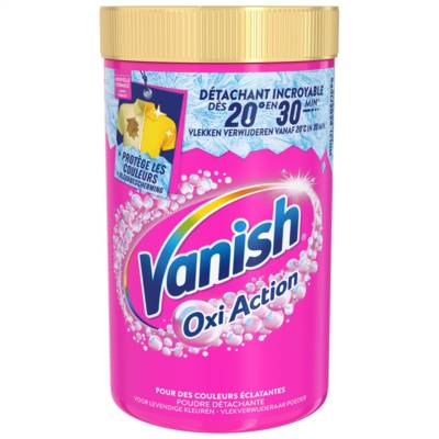Détachant Oxi Action Poudre efficace dès 20° Pot de 1,41 Kg