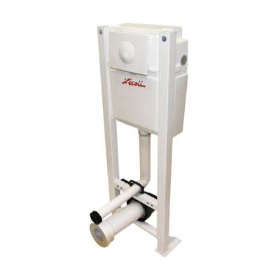 Bâti-support Virtuo One autoportant avec plaque de commande, réservoir 3/6 l - NICOLL - WBS1PAP