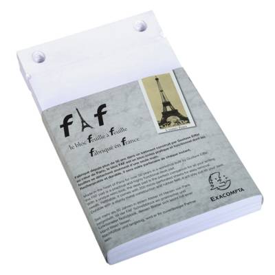 Boîte de 5 recharges FAF 16x10cm N°2 uni - EXACOMPTA